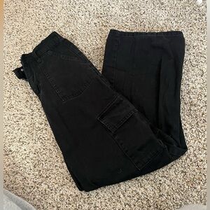 Forever 21 Charcoal Utility Trousers